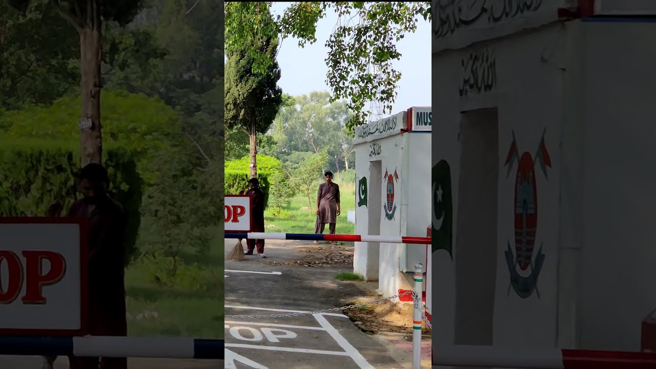 Unique India pakistan border Jammu and kashmir 
