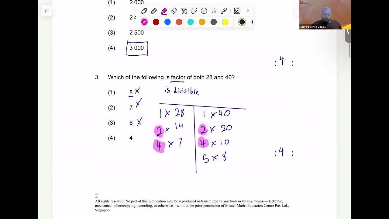Jan 03   AY2026, P4 Math, Saturday, 12 30PM to 2 00PM, Farrer Park