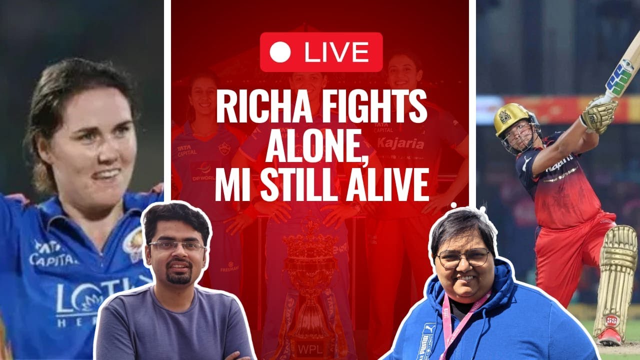 WPL 2026: Richa's fight fell short, MI bag 15-run win