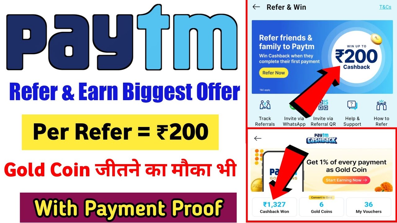 Paytm refer and earn ₹200| Paytm refer and earn kaise kare | How to refer and earn in Paytm 2025