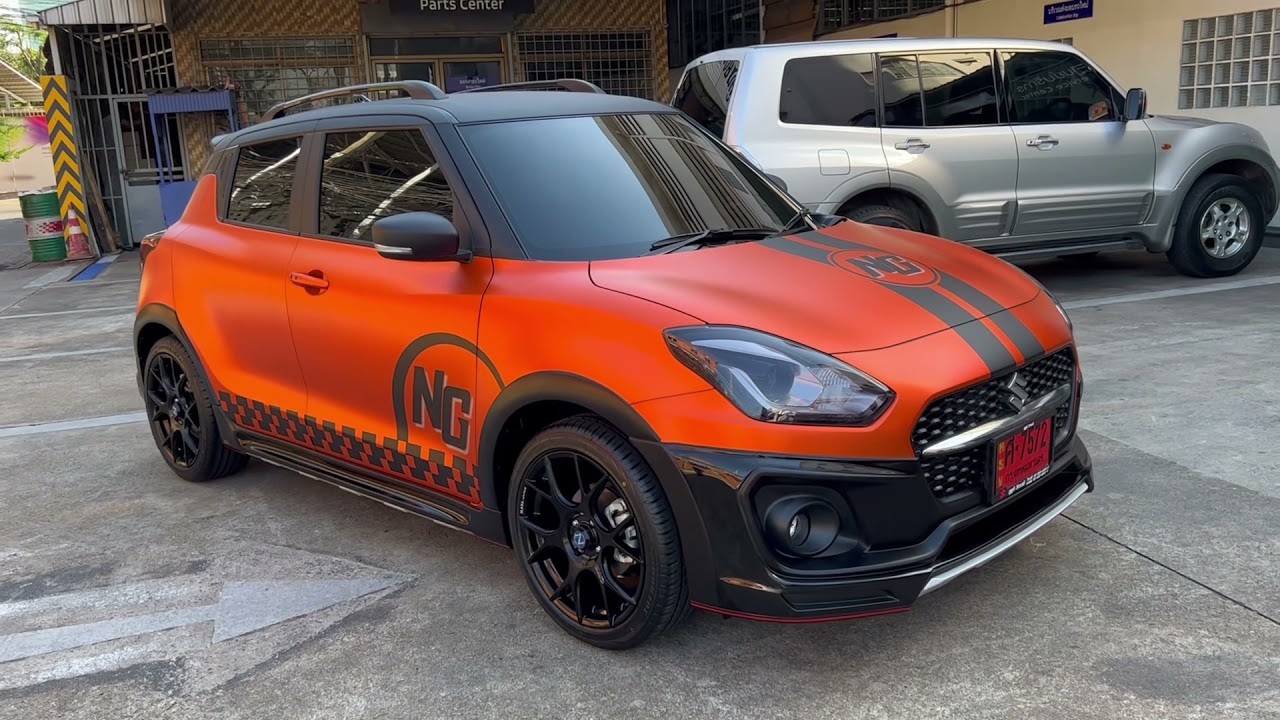 รีวิว Suzuki Swift Glx ชุดแต่งจัดเต็มทั้งคัน