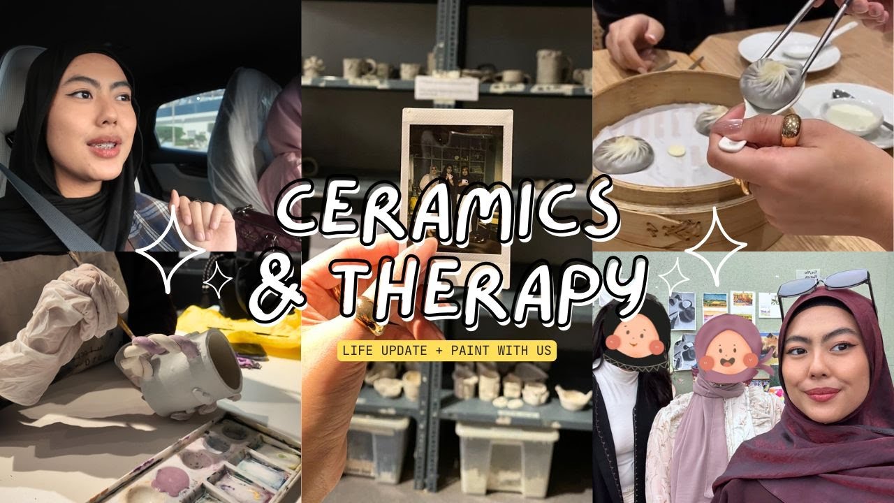 Back in Abu Dhabi! What I learned in Therapy + Painting Ceramics & Din Tai Fung with Friends | Vlog