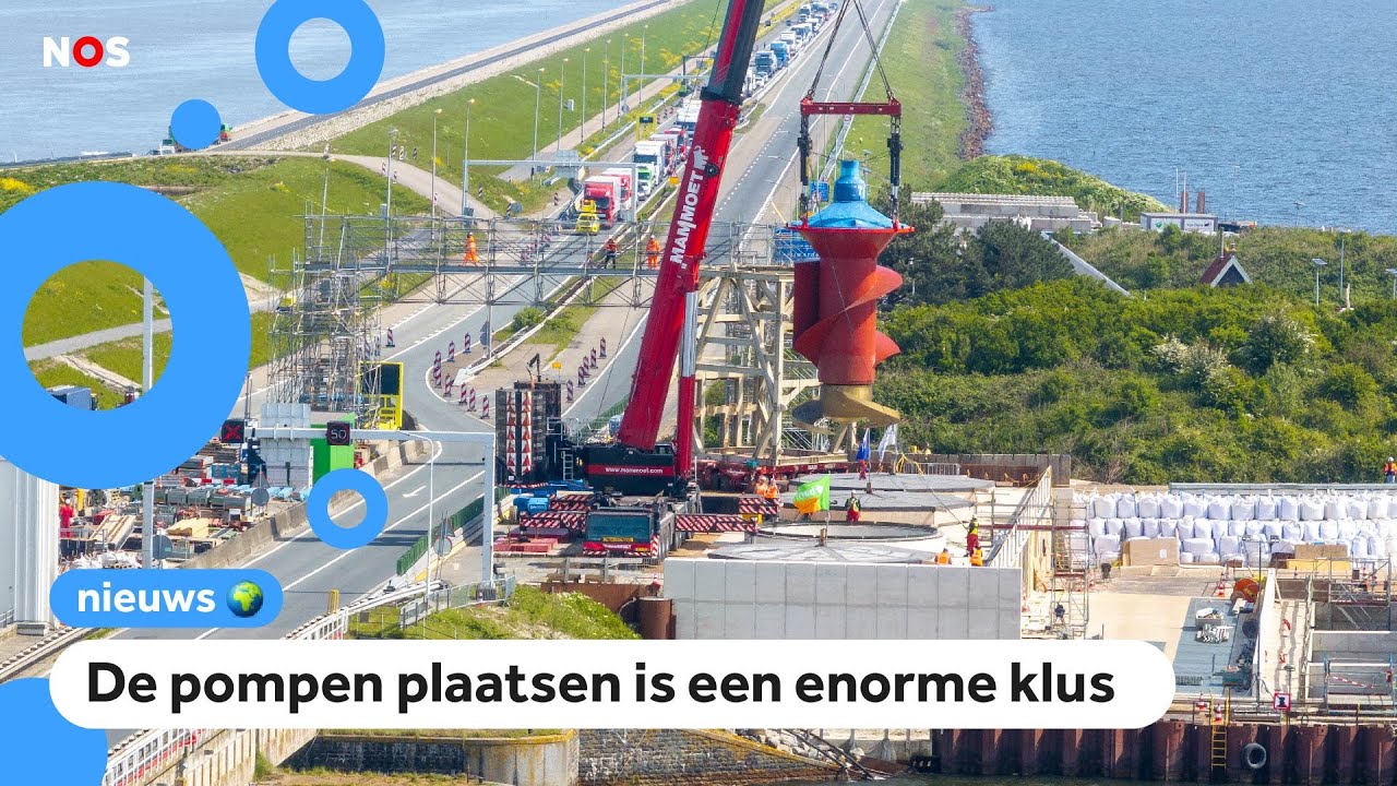 Nieuwe pompen moeten zorgen dat IJsselmeer niet overstroomt