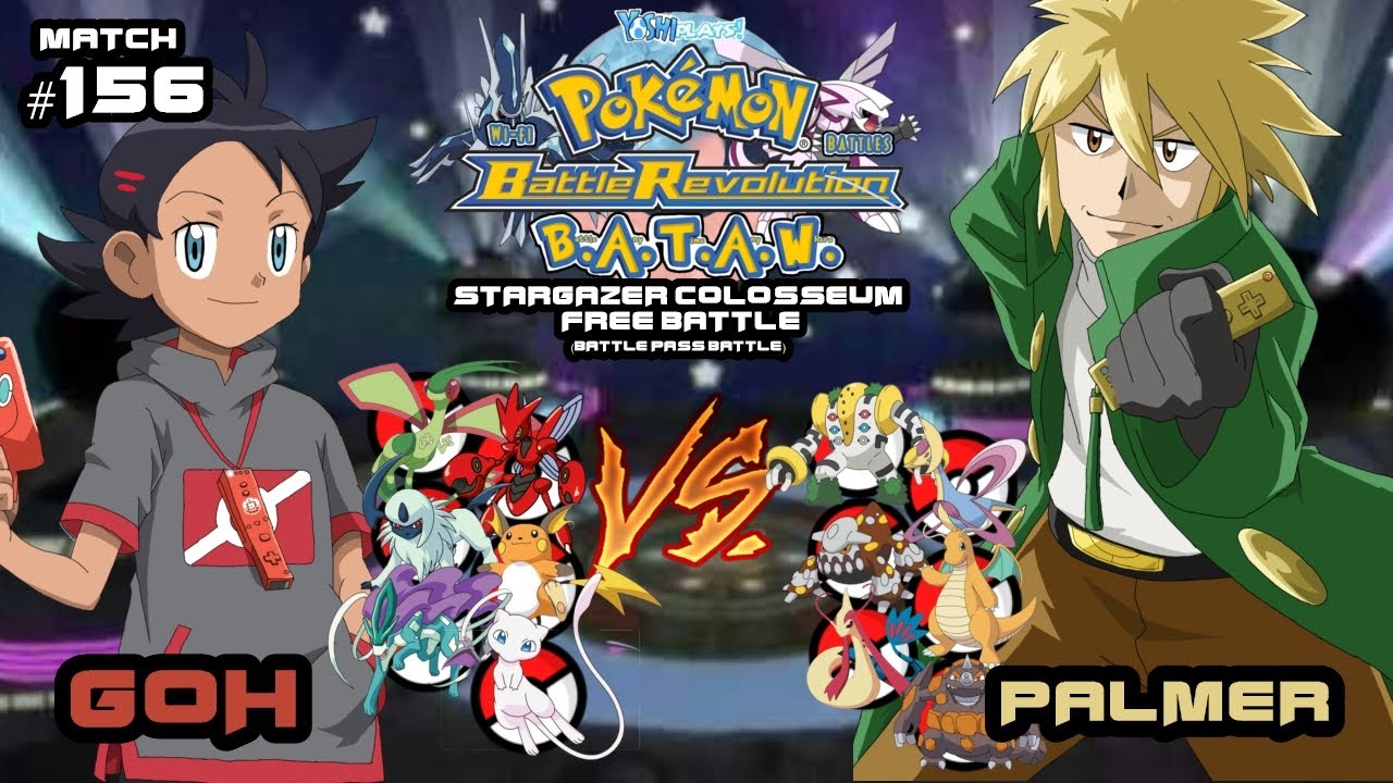 Pokemon Battle Revolution BATAW(Wi-Fi Battles) Match #156: Goh vs. Palmer