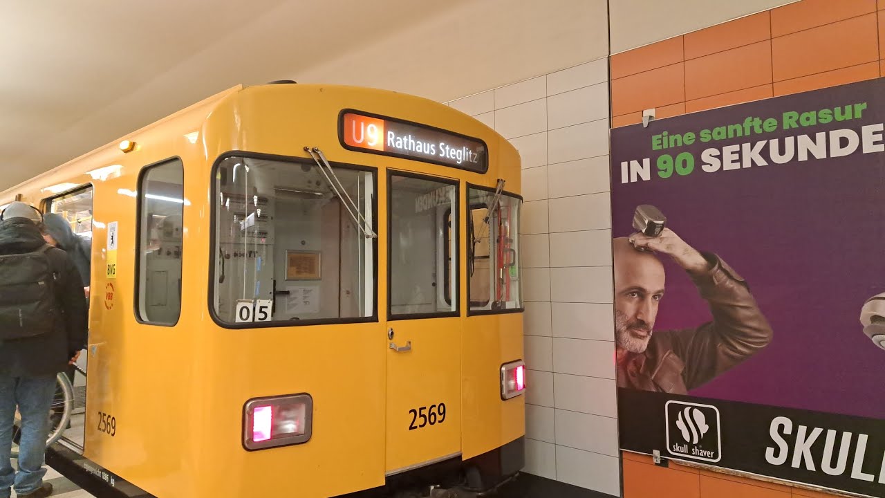 Ubahn Berlin | Mitfahrt U9 von Fridrich Wilhelm Platz nach Osloer Str. in F76E 2569 