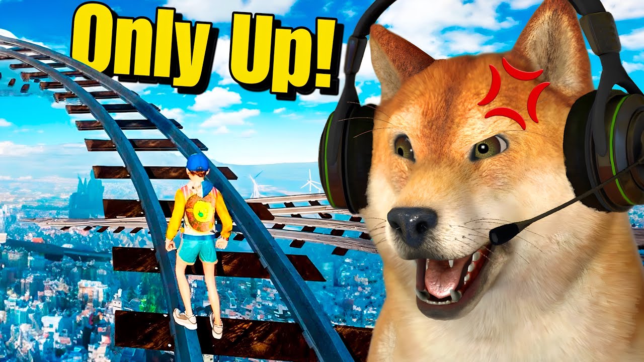Jogando o PARKOUR MAIS DIFÍCIL DO MUNDO! (Only Up!)