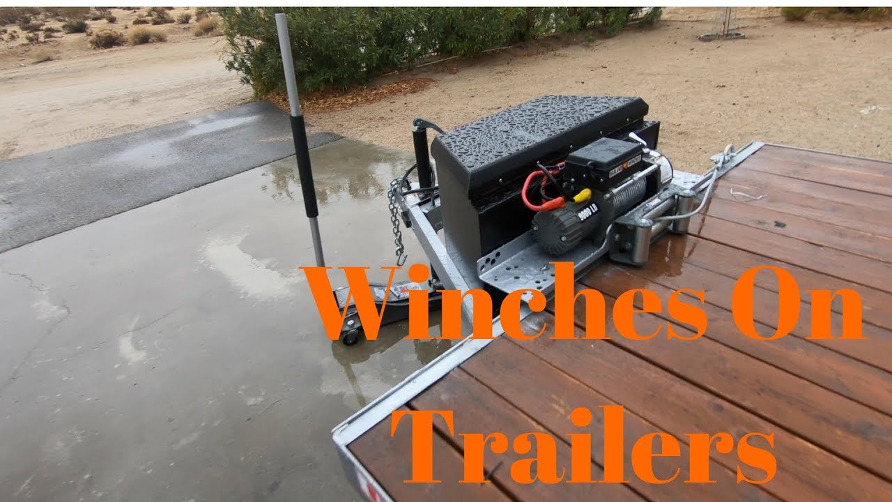Winch Install on A Trailer