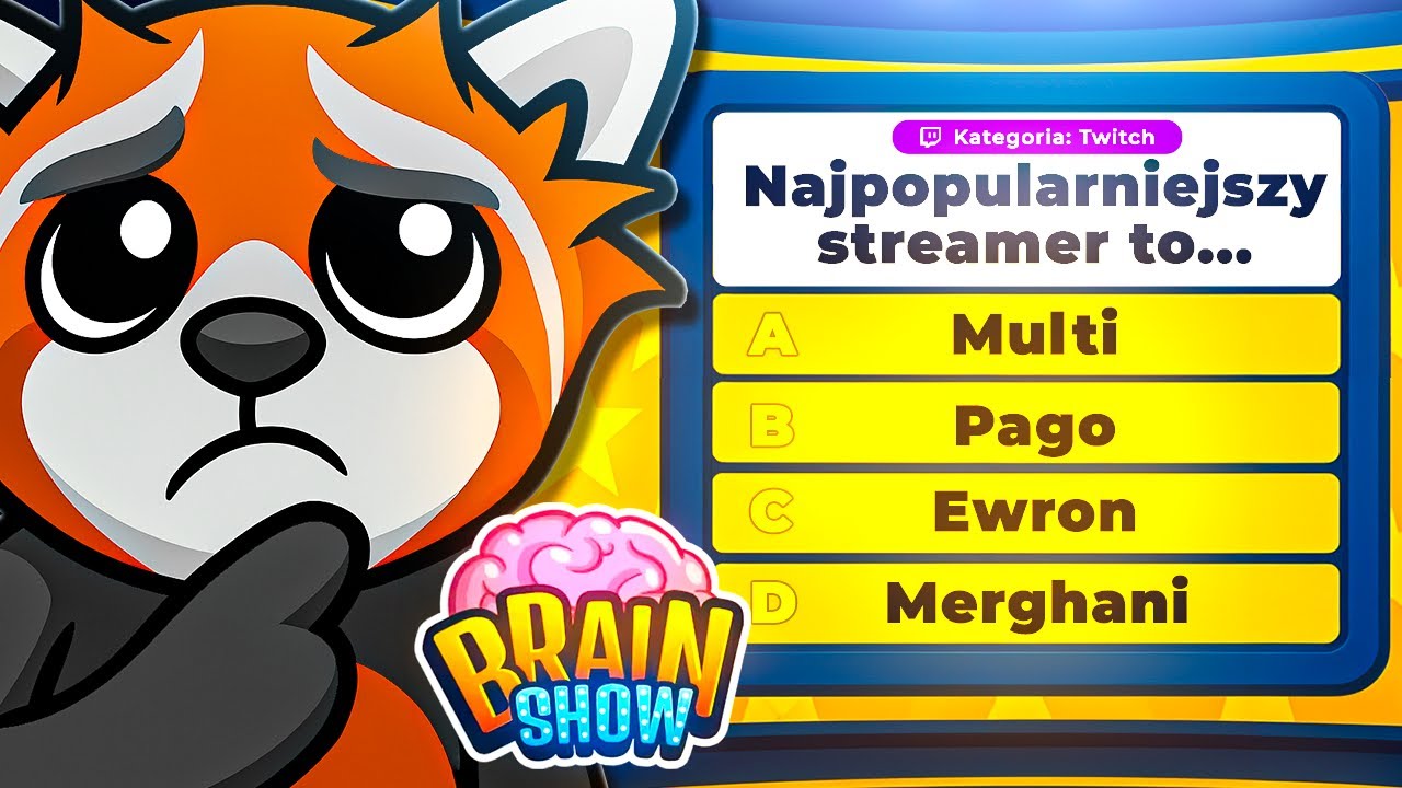 TELETURNIEJ WIEDZY STREAMERÓW - BRAIN SHOW EWRON