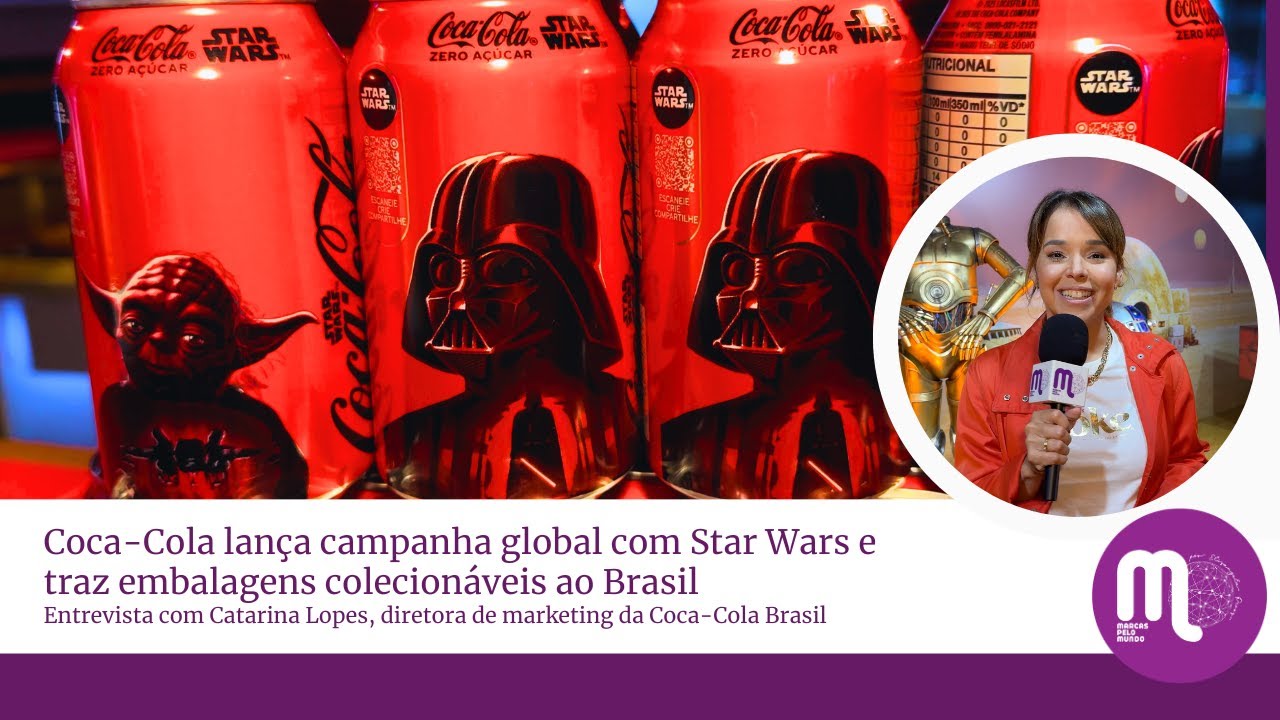 Coca-Cola lança campanha global com Star Wars e traz embalagens colecionáveis ao Brasil