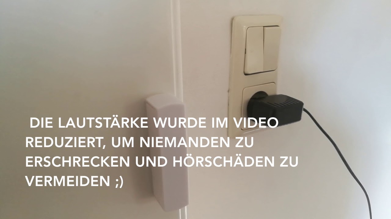 ▷ Alarmanlage montieren (Safe2Home &reg; Funk Alarmanlage SP110)