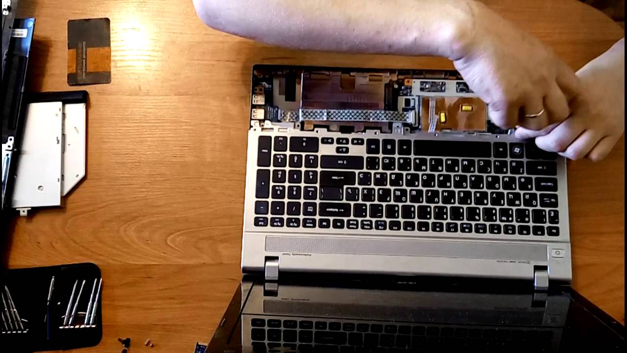 Разборка и чистка / Disassembling and Cleaning Acer V3-551 V3-571 V3-531 V3-551G V3-571G V3-531G
