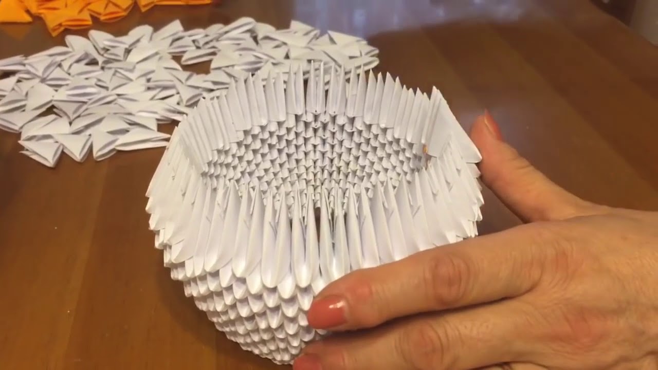 Lebada din origami 1