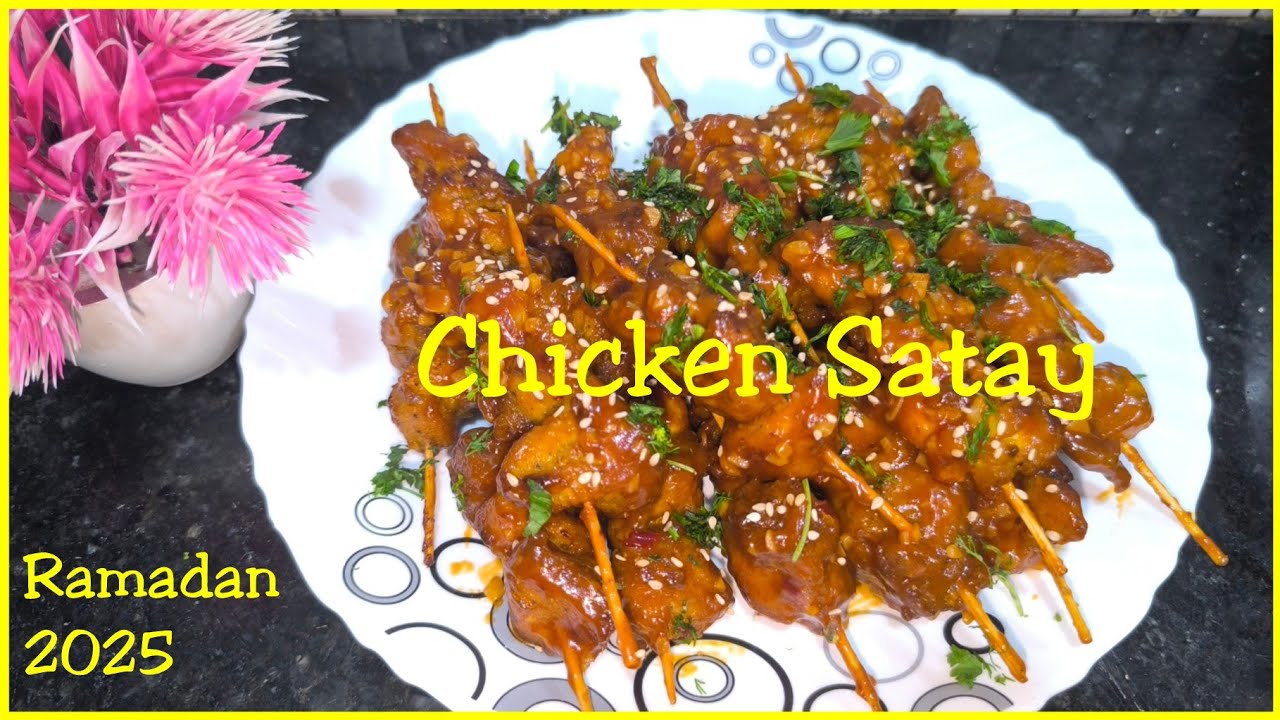 Chicken Satay || Ramadan 2025 || Iftaar Special Recipes || Chinese Starter || Easy Homemade | #viral
