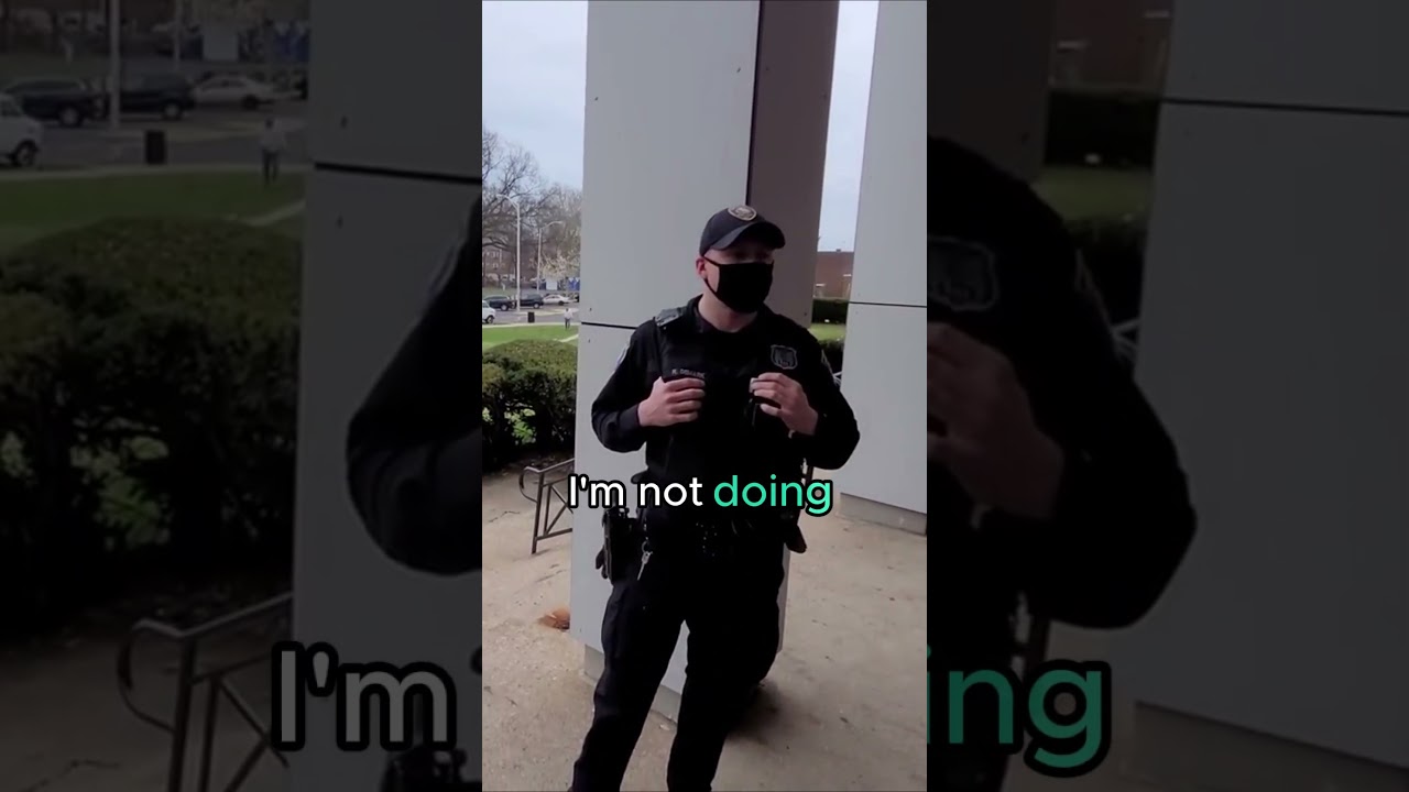 Officers Try To Trespass Me From A Public Library!