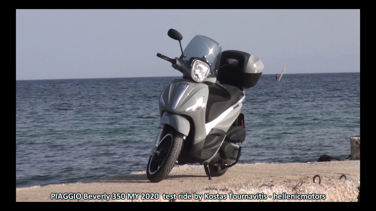 PIAGGIO Beverly 350 MY 2020  test ride by Kostas Tournavitis   hellenicmotors