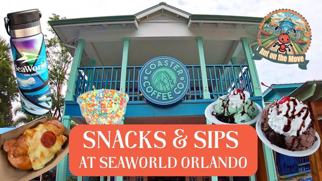 SeaWorld Orlando Snacks & Quick Eats | Where to Find Food & Drink Refills
