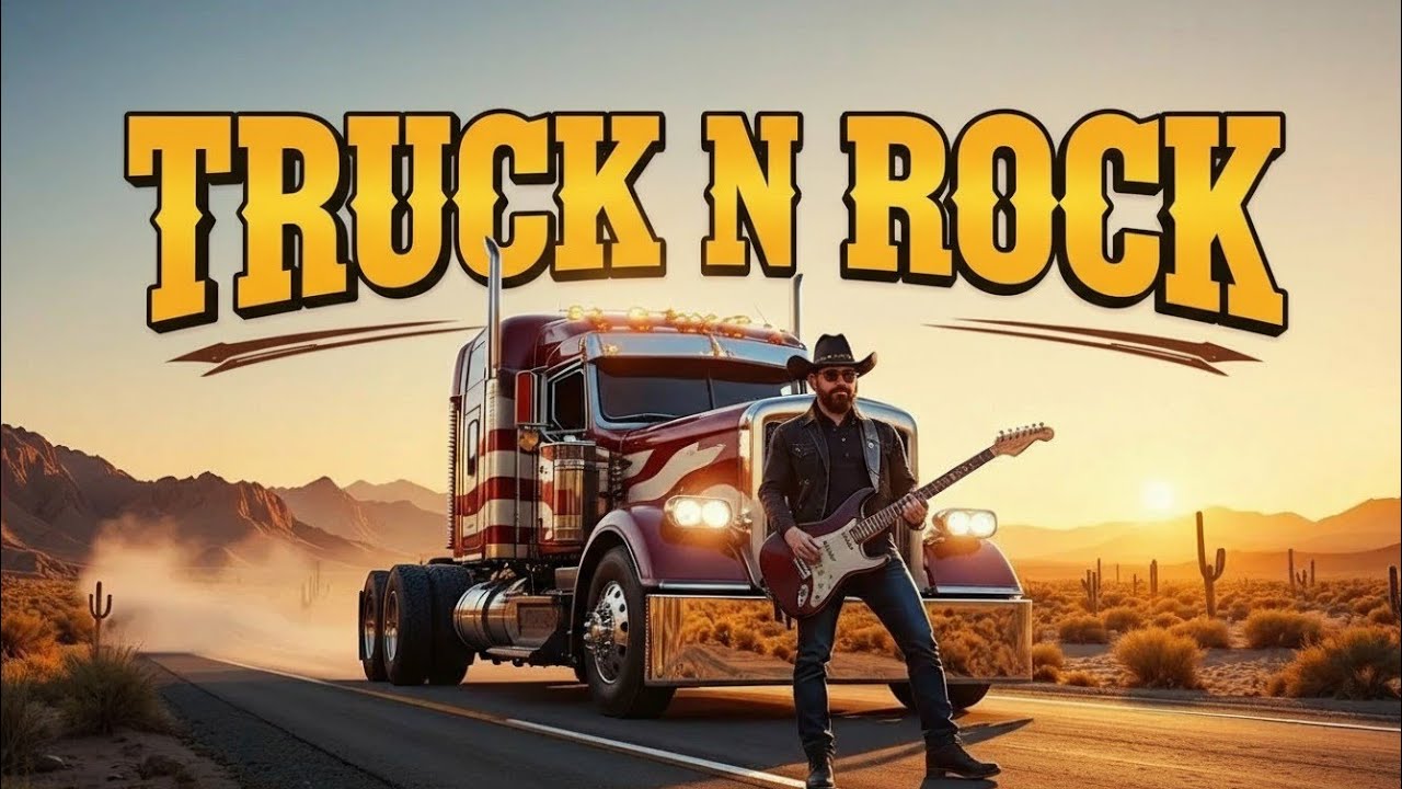 Truck N Roll – Best Highway Rock for Truckers | Country Drive Mix #HighwayRock #CountryDrive