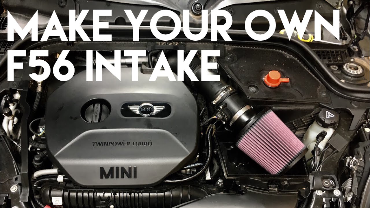 BMW MINI F56 Cooper S - How to make your own intake - air filter CAI
