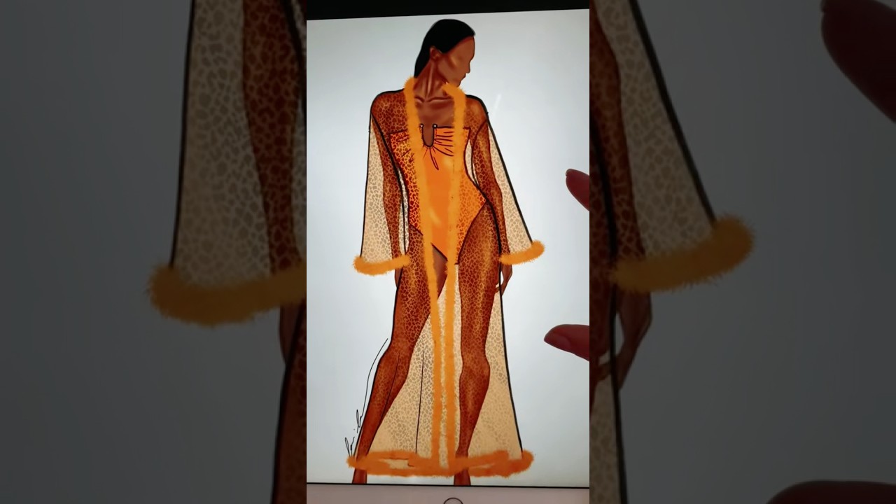 Croquis Moda Praia 