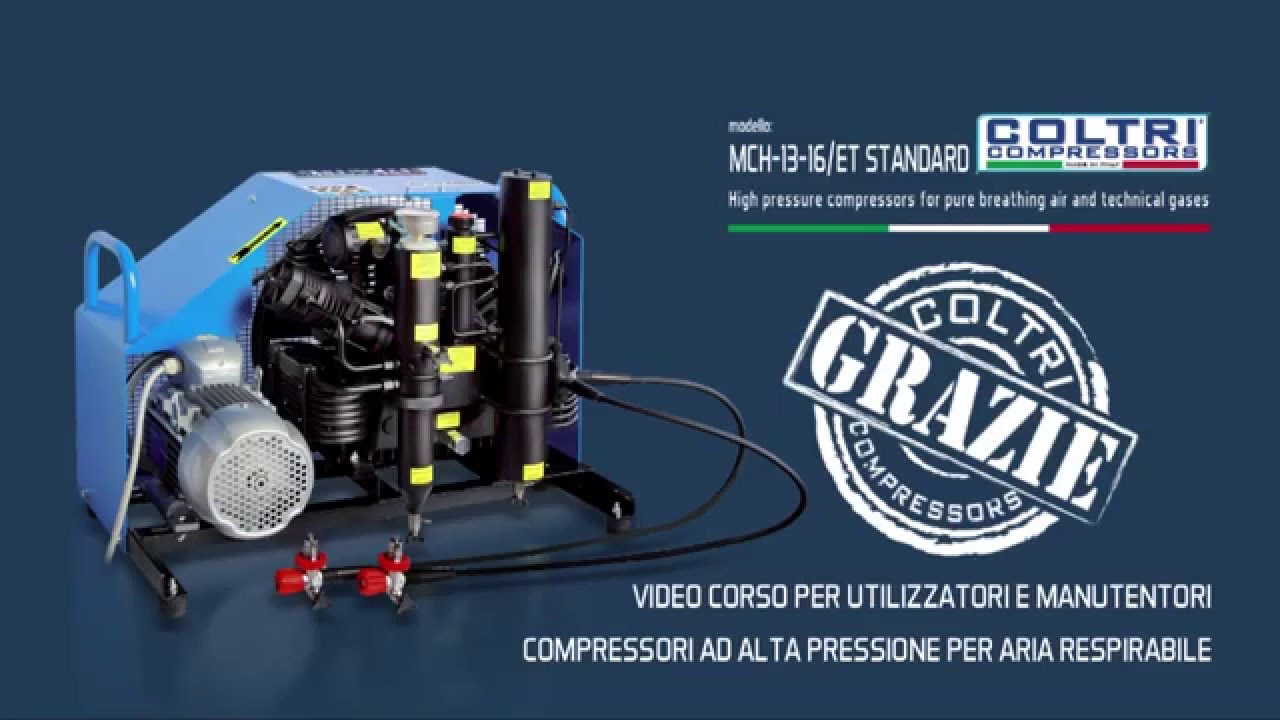 MCH 13/16 Standard Compressore - Video Corso della stazione di ricarica