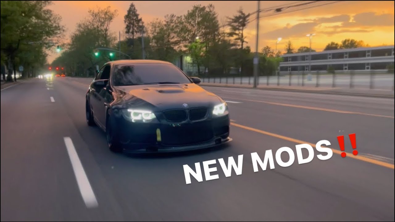 E92 M3 Carbon Lip, Skid Plate, & New Exhaust Install