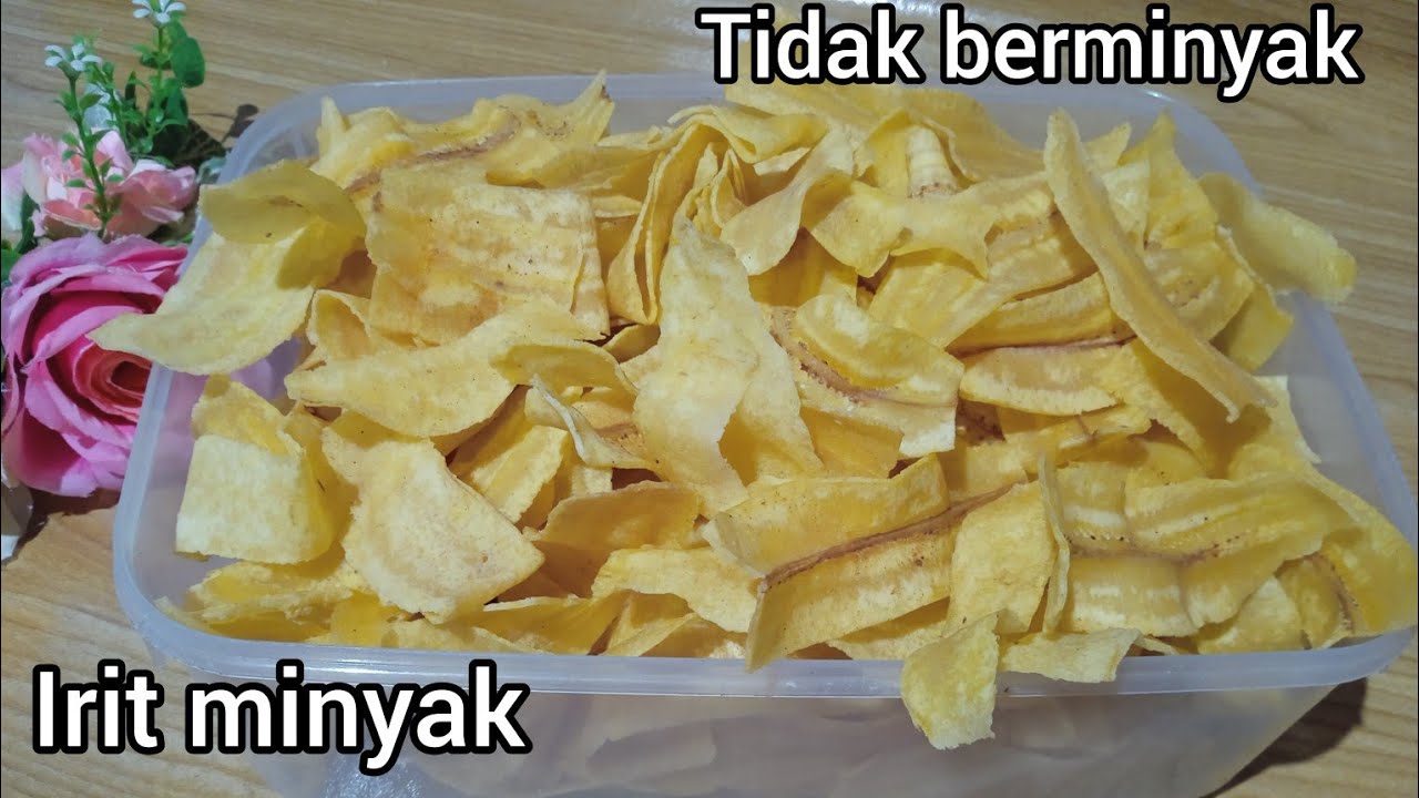 keripik pisang nggak berminyak dan nggak ngabisin banayak minyak @haniahsalim