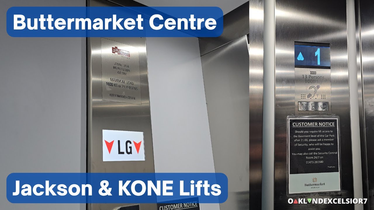 Jackson & KONE Lifts at the Buttermarket Centre in Ipswich