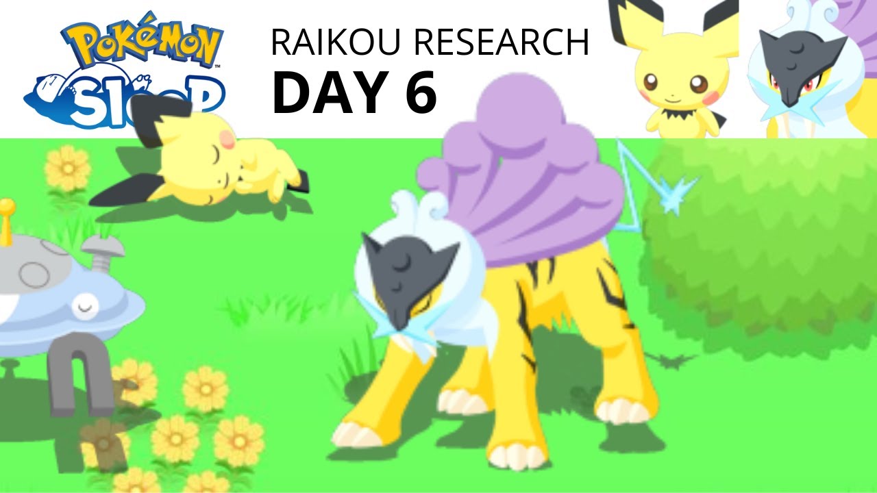 Raikou joins the team! Pokémon Sleep Research