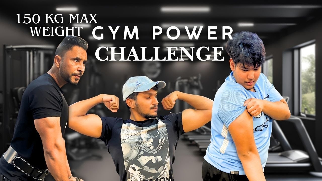 GYM POWER CHALLENGE | ASMR | STRENGTH TEST | 4K VIDEO