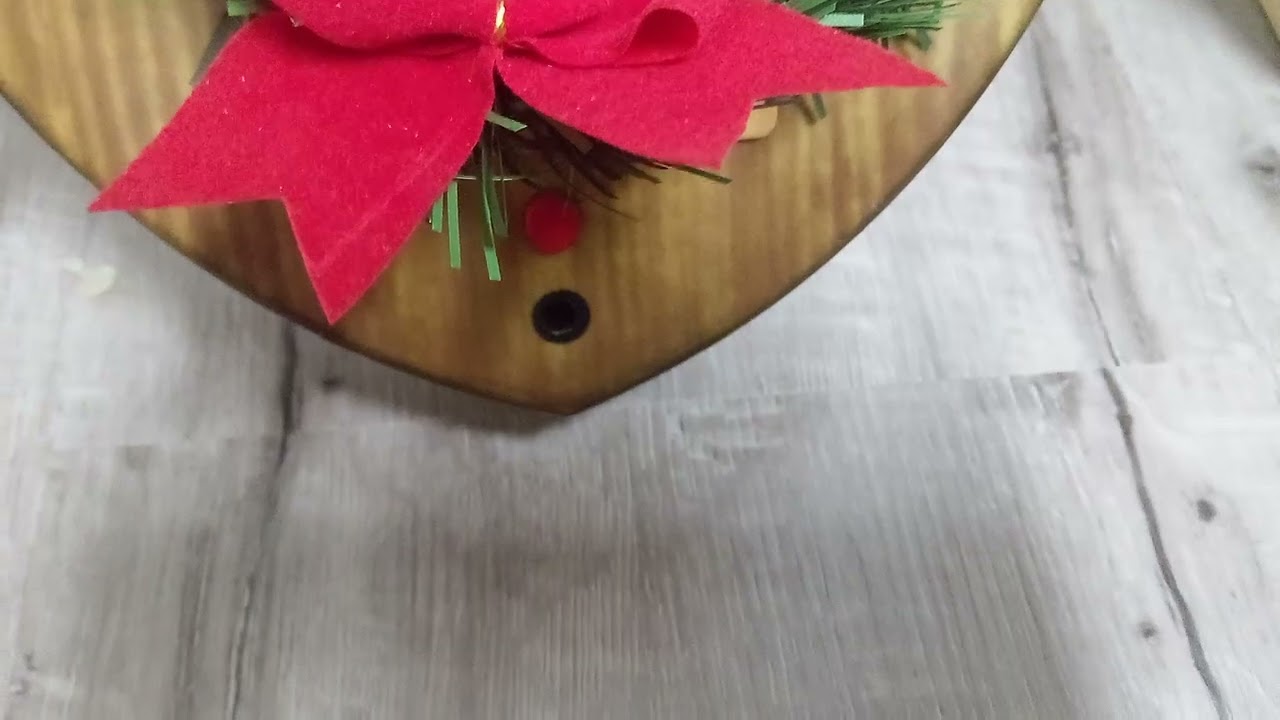 Rare Animated Christmas Rudolf Deer Singing Deer Head Wall Mount