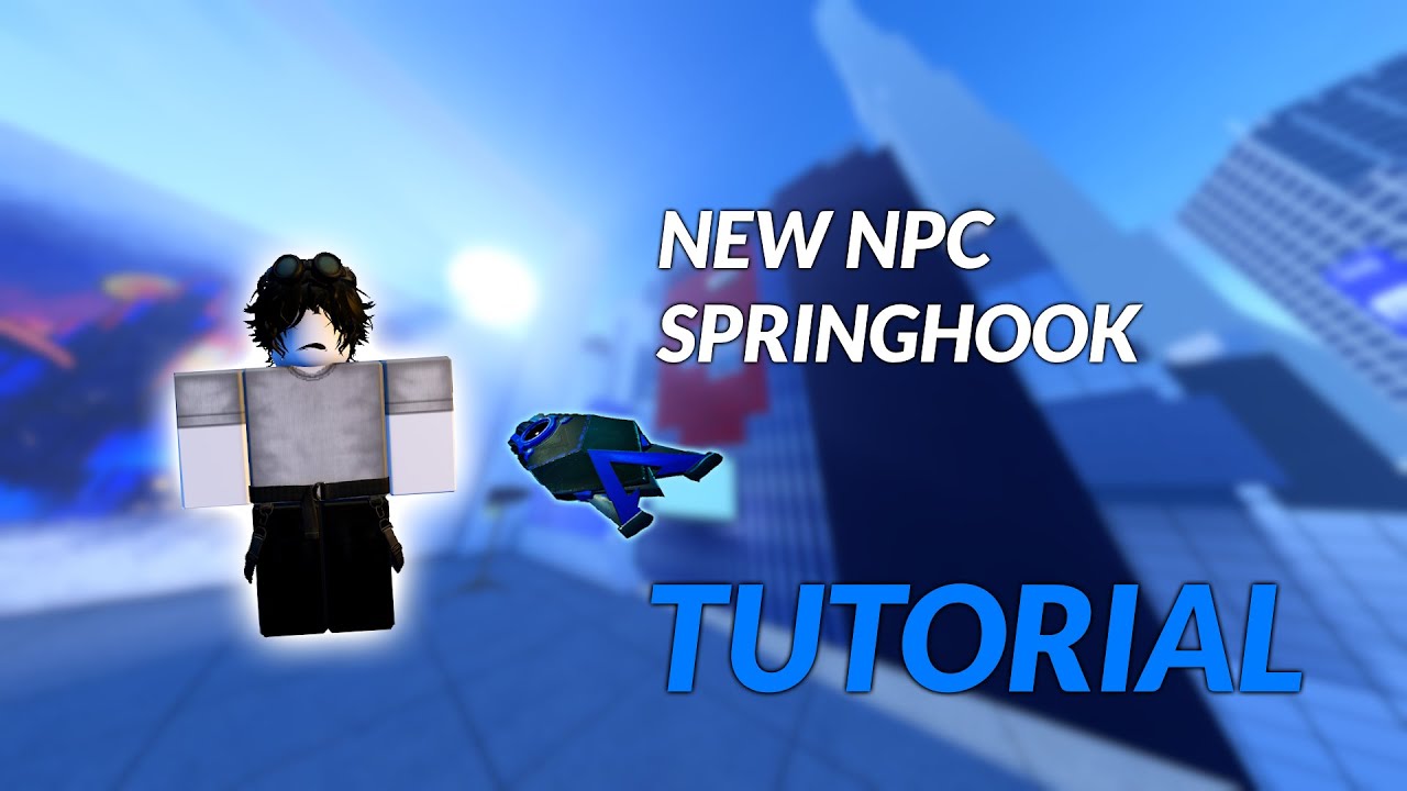 SPRINGHOOK GEAR TUTORIAL + CONNOR NPC LOCATION // PARKOUR Reborn 1.52