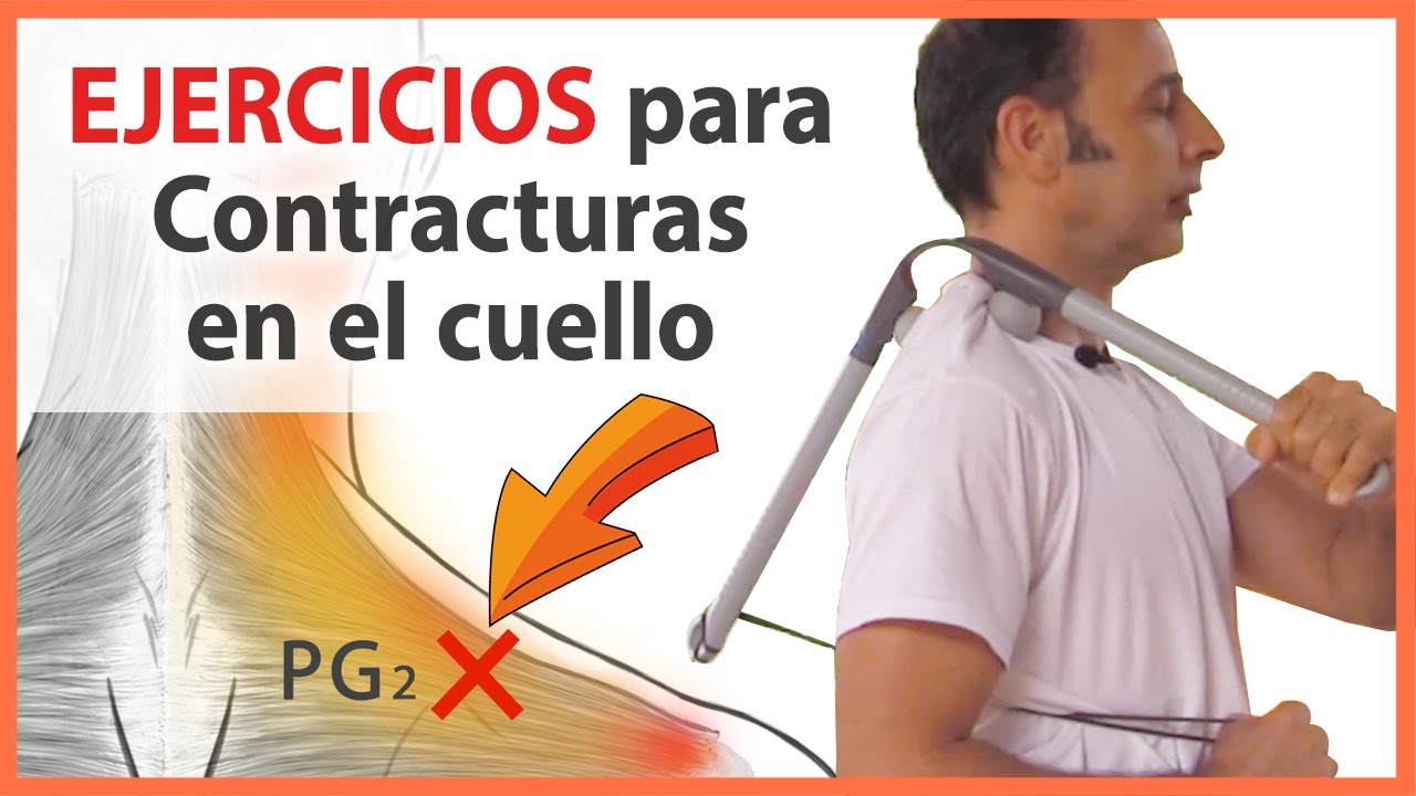 🛑 ¿Cómo quitar el DOLOR DE CUELLO? 👉 EJERCICIOS para la CERVICALGIA y el dolor de cabeza