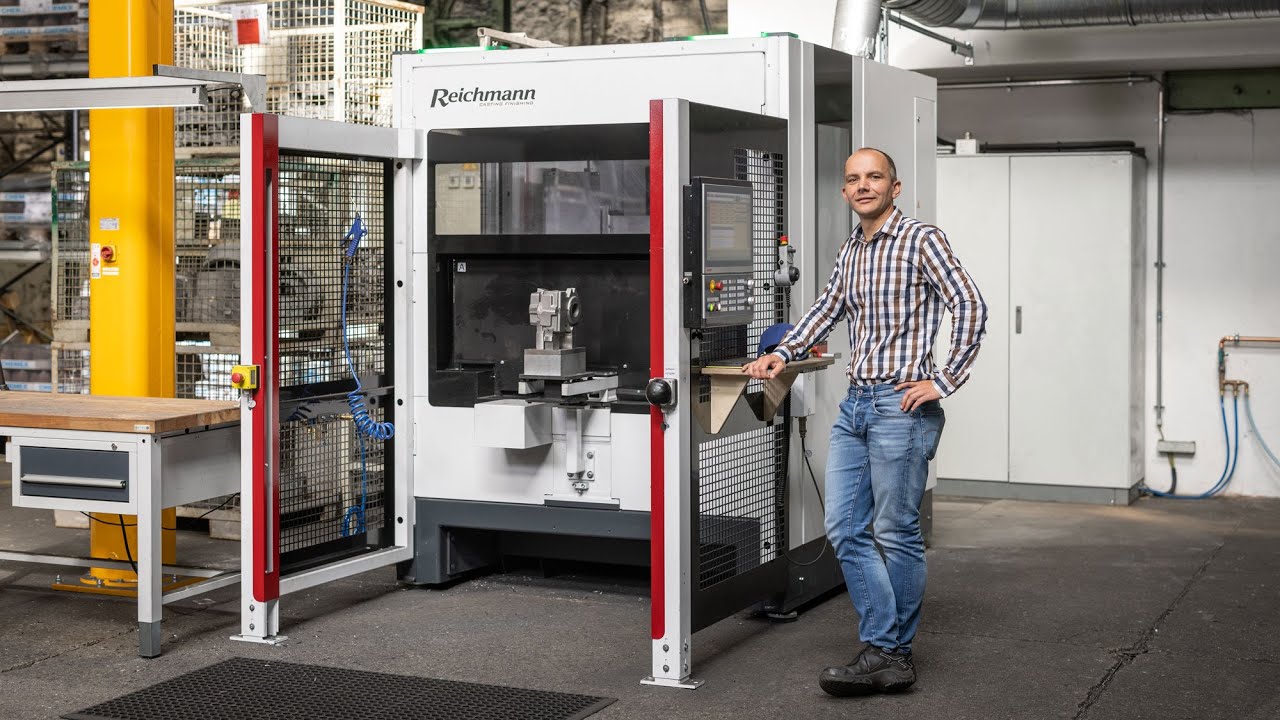 The first MAUS 600 grinding center at Schmiedeberger Giesserei