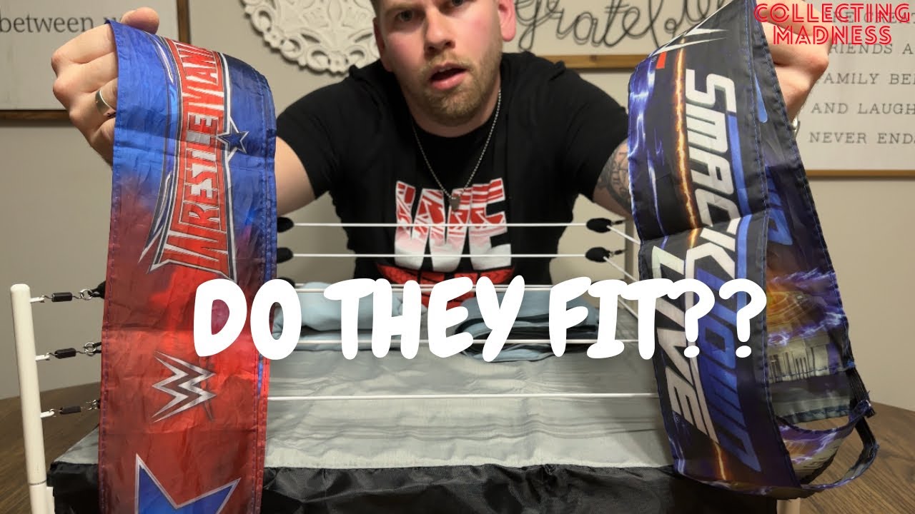 Фигурки Toy Company: аутентичный ринг для рестлинга | Примерка юбки для ринга WWE 