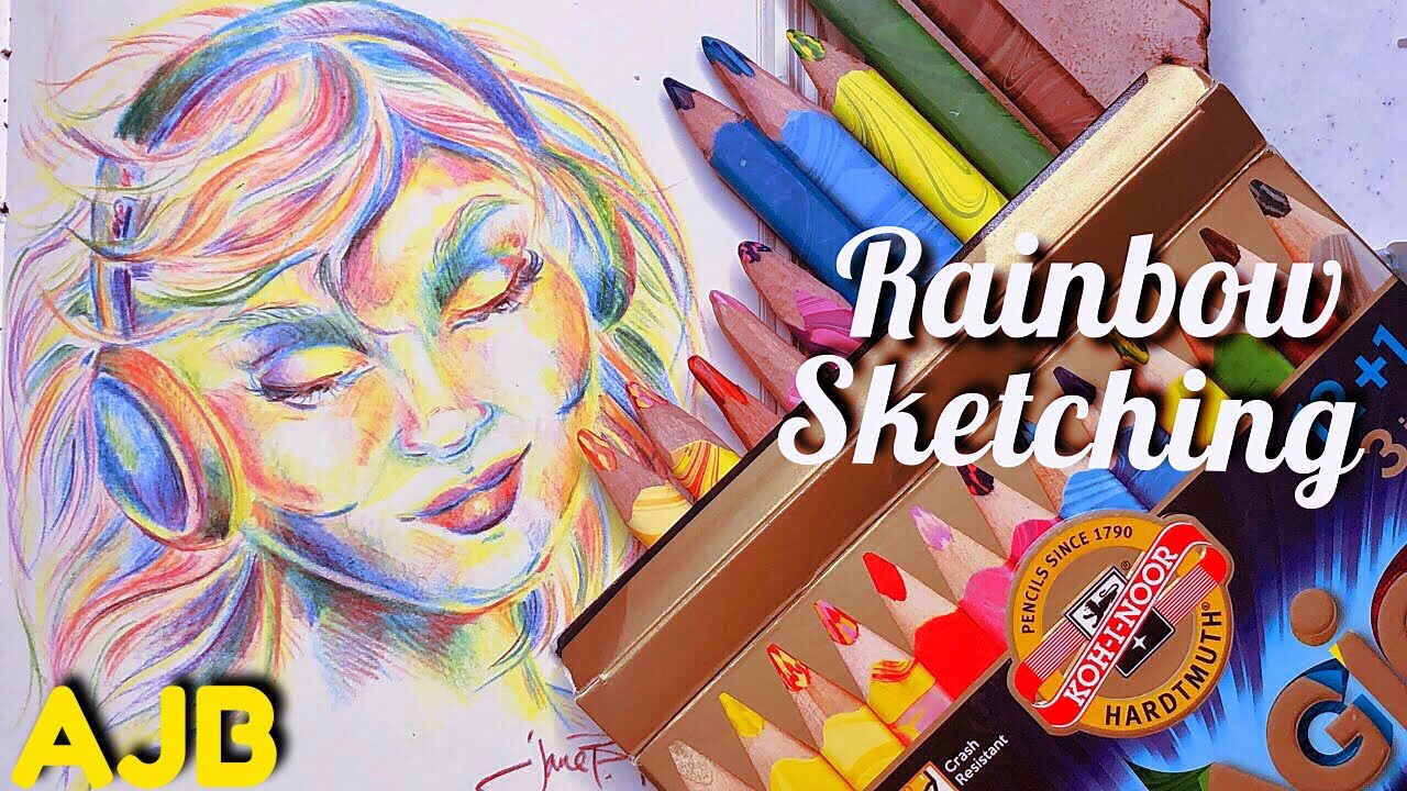 🌈RAINBOW COLORED PENCILS🌈 Koh-i-Noor Magic Pencils 