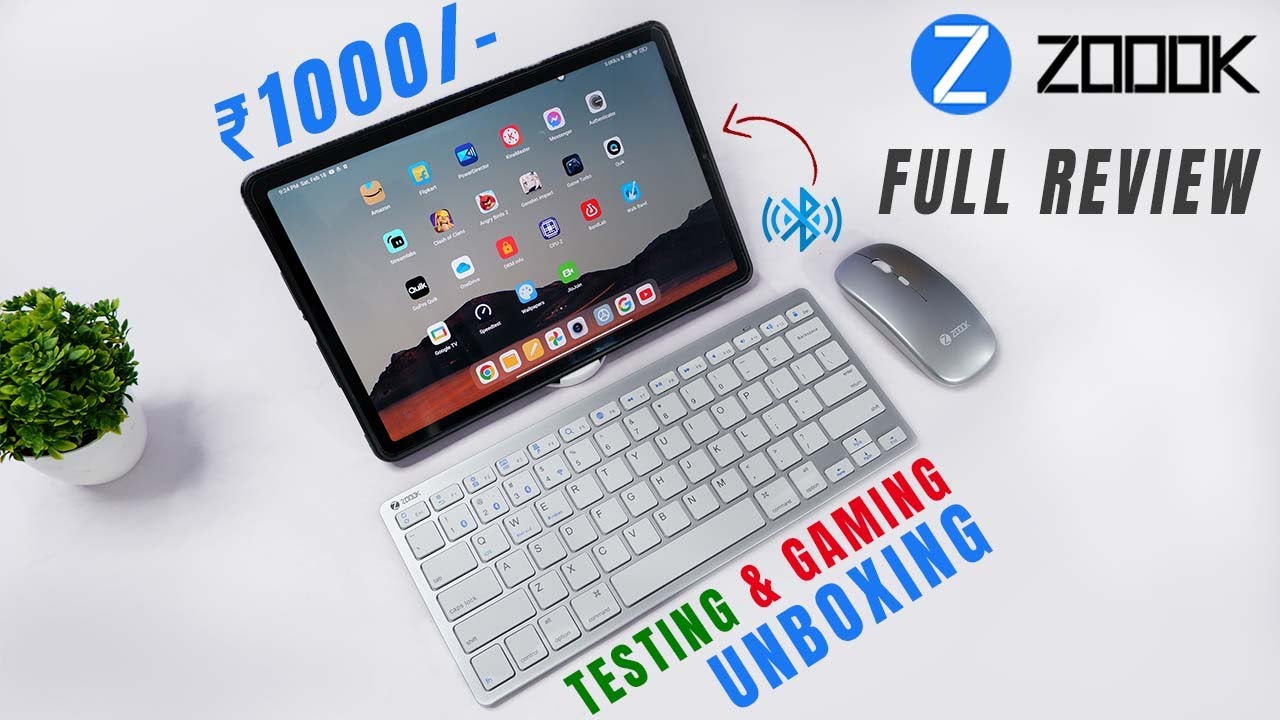 Zoook Magicpad Keyboard Mouse Combo Best Bluetooth Keyboard Combo for Xiaomi Pad 5