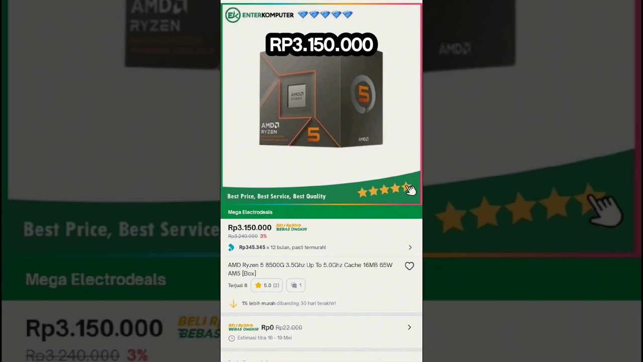 Rakit PC 6 Jutaan AMD DDR5 #rakitpc #pcgaming #vga #rakitpcgaming #amd #nvidia