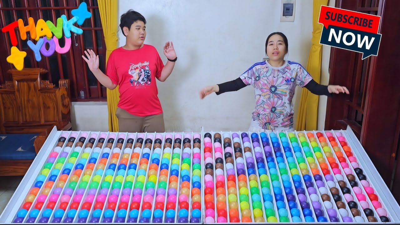 🌈🔥🆚️ Color Ball Sorting Game | Satisfying ASMR & Puzzle Duel - Who's the Winner?  Level 26