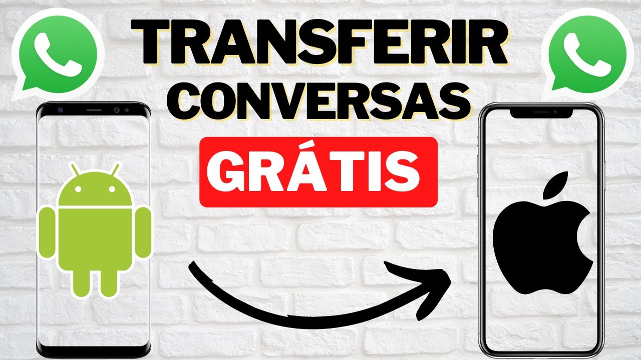 Como transferir conversas do WHATSAPP DO ANDROID PARA IPHONE de GRAÇA