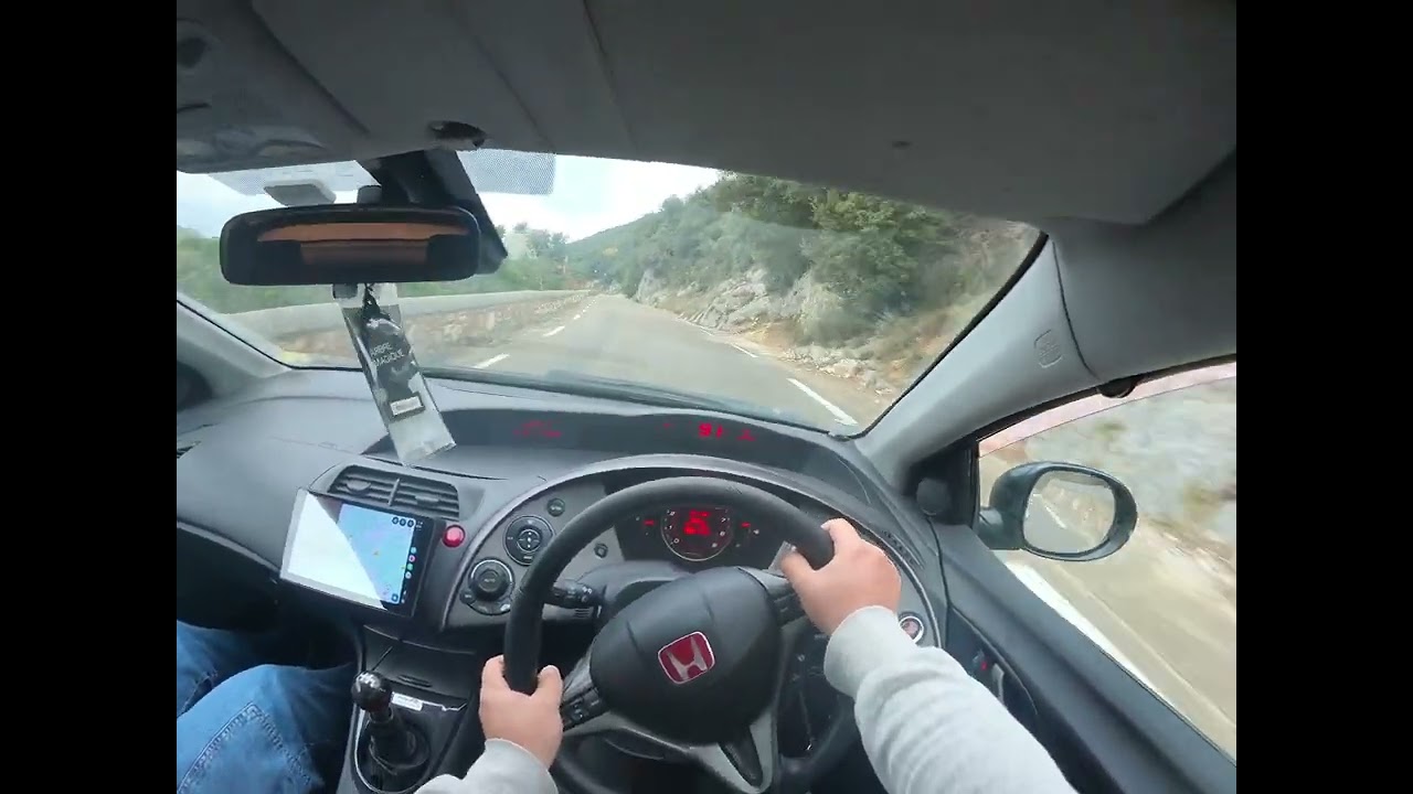 Short TOGE in my Civic FN2 Type R - POV view