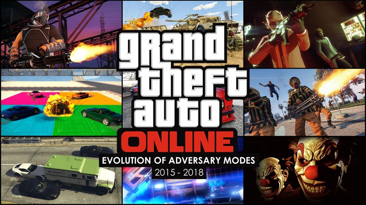 Evolution of GTA Online Adversary Modes 2015 - 2018