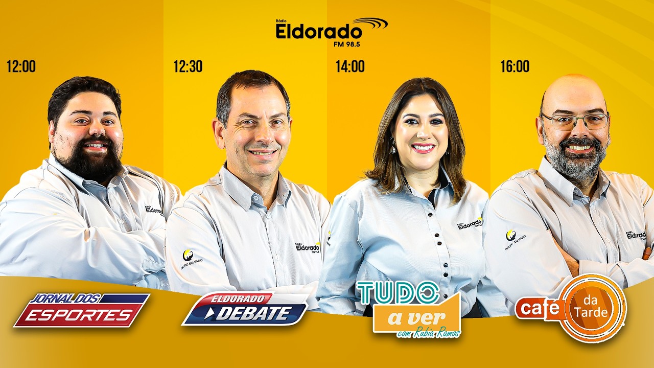 TARDE ELDORADO: Jornal dos Esportes, Eldorado Debate, Tudo a Ver e Café da Tarde 27/02/2026