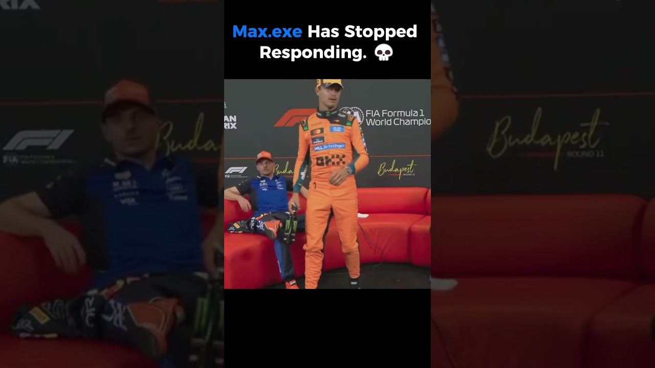 Max Verstappen Got Bored During the Press Conference 😂