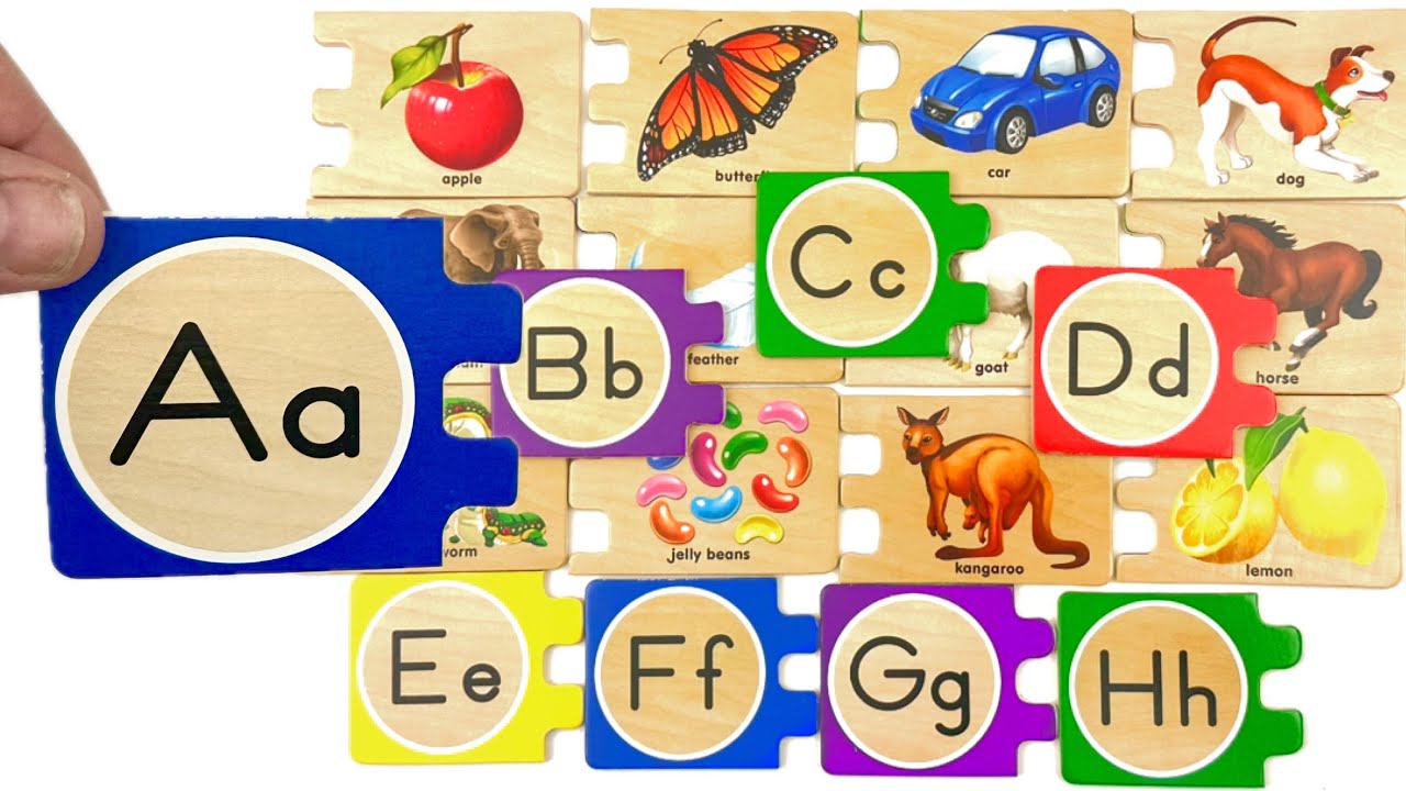 Let's Learn ABC with Letters Puzzle | Best Toy Learning Activity Video for Toddlers & Preschool kids