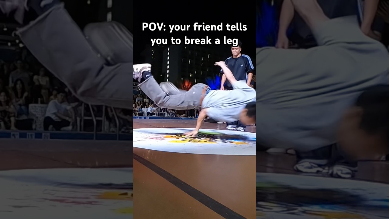 Yo why did he think I was pretending 😭 #breakdance #bboy
