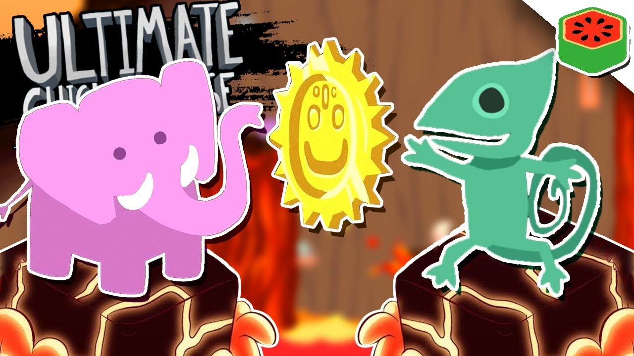 PARKOUR BATTLE OVER LAVA! | Ultimate Chicken Horse
