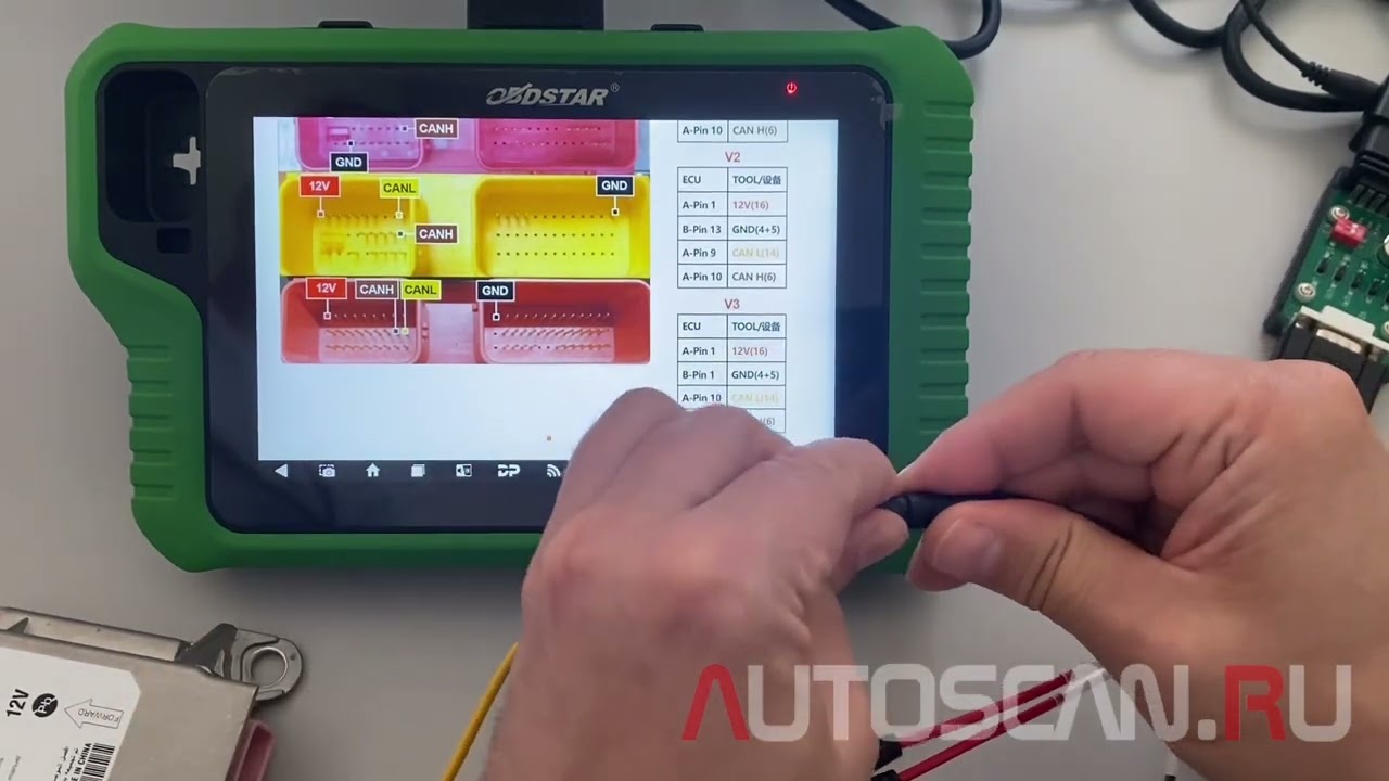 OBDSTAR Keymaster G3: Сброс краш-даты SRS для HYUNDAI Solaris (HCr) 2021 и Santa Fe (TM)
