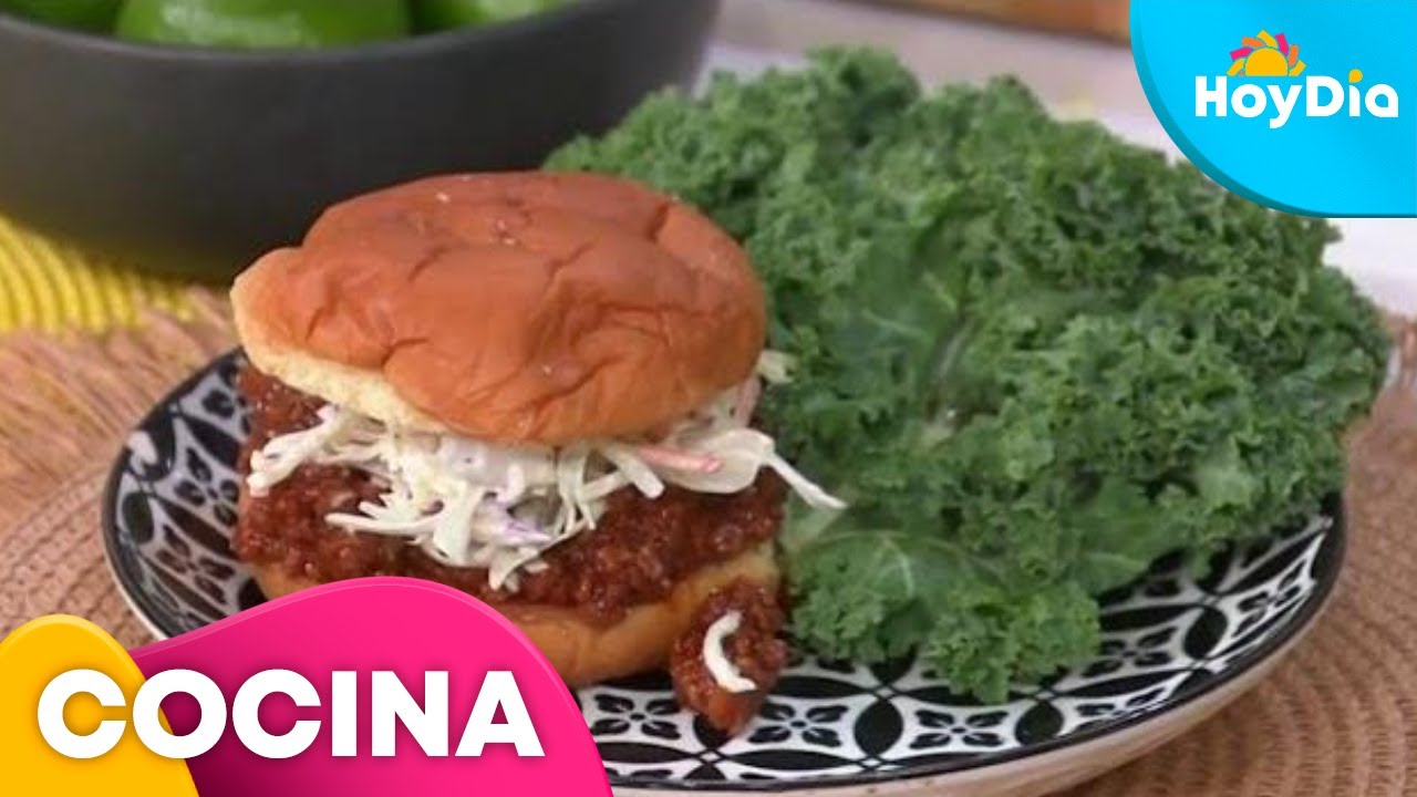 Toma nota sobre la receta para preparar esta deliciosa hamburguesa 'Sloopy Joe'
