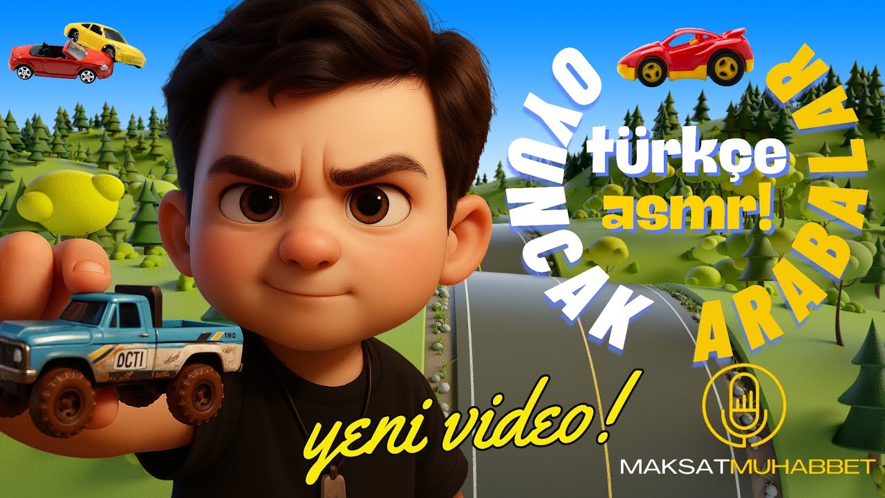 TÜRKÇE ASMR | 🚗OYUNCAK ARABALAR🚕 | TANITIM #asmr #türkçeasmr  