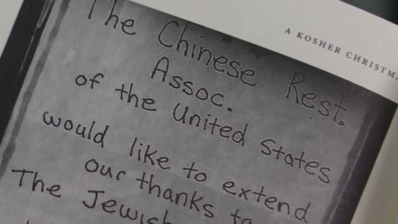 Exploring American Jews' tradition of eating Chinese at Christmas